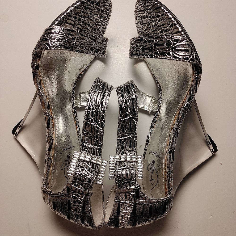 Baby Phat Platform Wedge Heels 6B - Picture 6 of 9